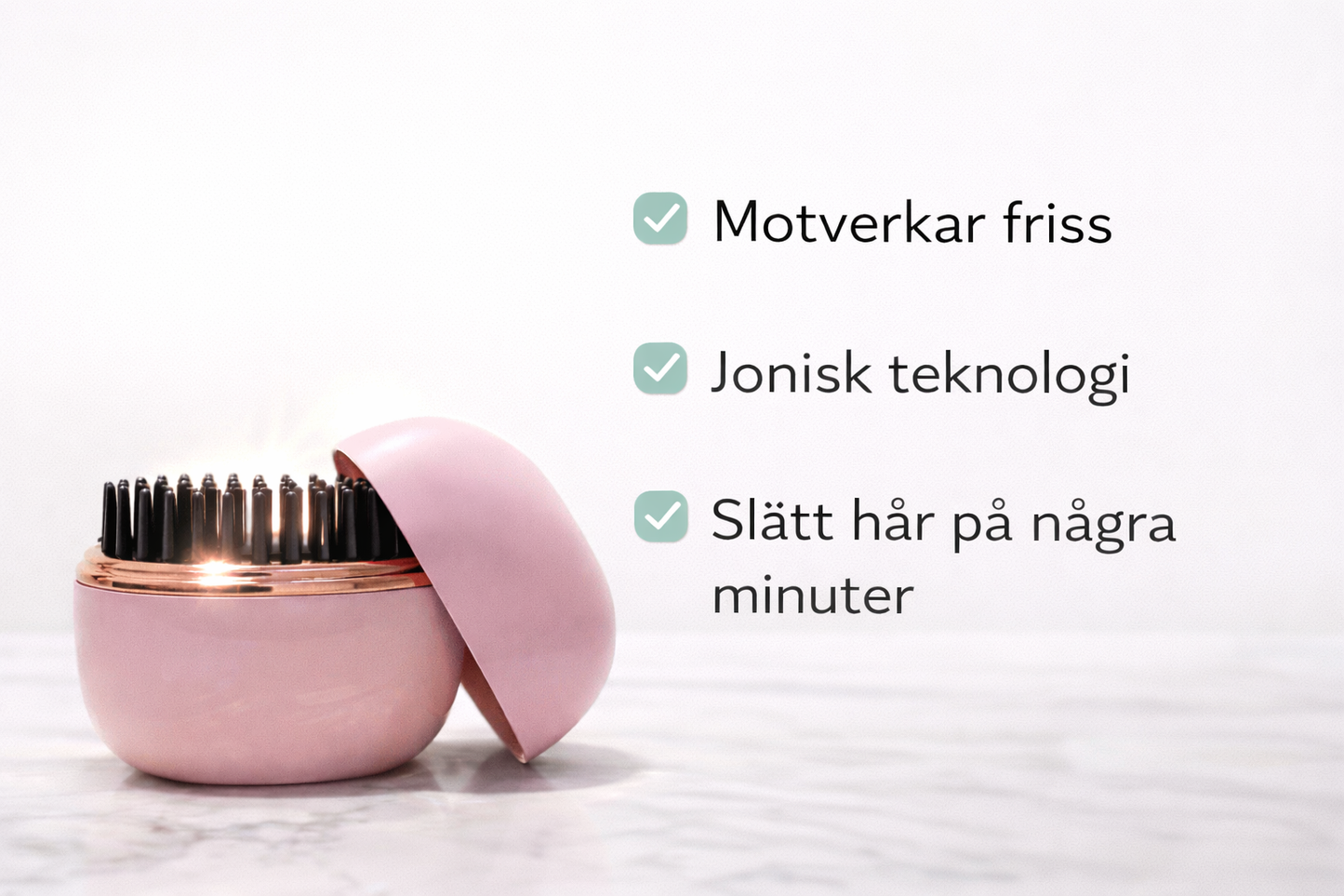 Silkesborsten pro - Slätt hår utan plattång på bara 2 minuter