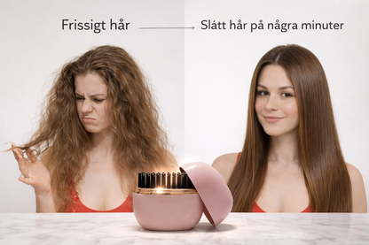 Silkesborsten pro - Slätt hår utan plattång på bara 2 minuter